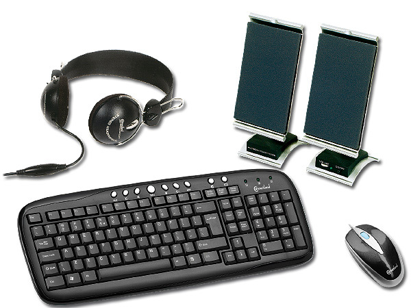 CLAVIER + SOURIS + HP + CASQUE 4EN1 KB801