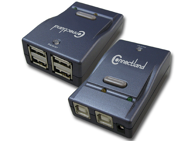 COMMUTATEUR-HUB USB 2.0 4 PORTS