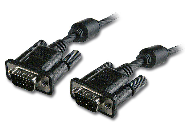 VGA HD15 M/M + FERRITE 30m