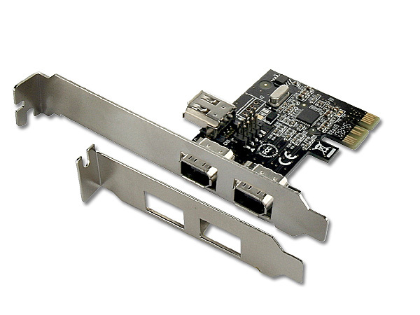 CARTE PCI EXPRESS 2+1 PORTS IEEE 1394A