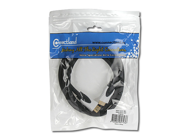 CABLE HDMI 1.3c MALE/MALE 19 BROCHES 1.8M