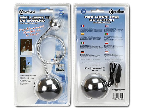 MINI LAMPE DE BUREAU USB