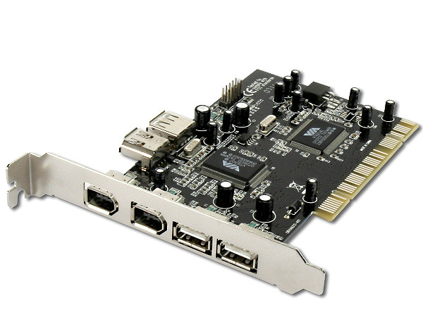 CARTE COMBO PCI USB V2.0 + 1394A