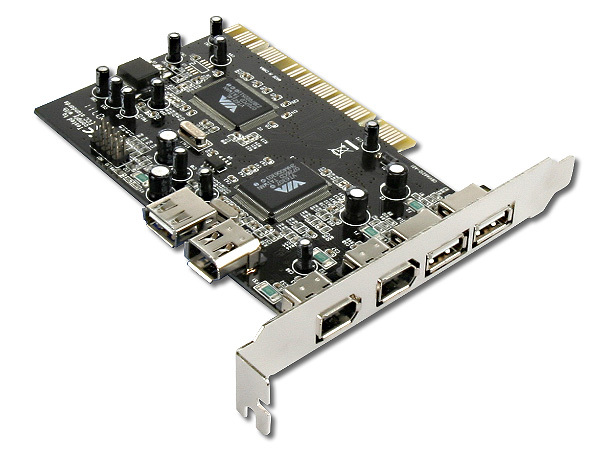 CARTE COMBO PCI USB V2.0 + 1394A