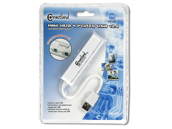 MINI HUB 4 PORTS USB v2.0