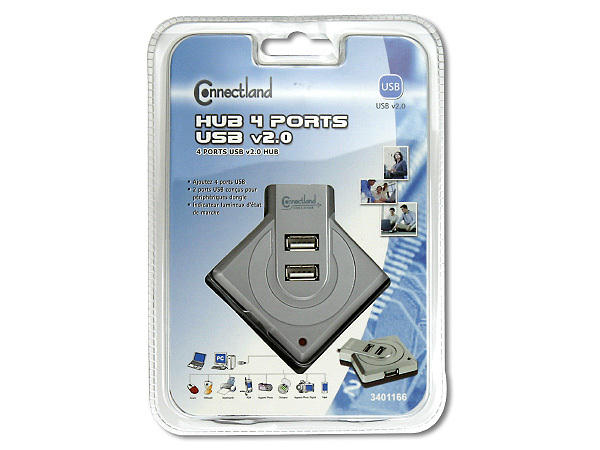 HUB 4 PORTS USB v2.0