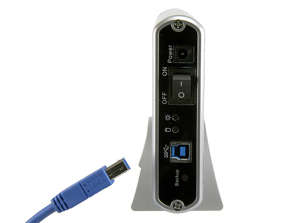 BOITIER EXTERNE USB v3.0  POUR DISQUE DUR 3½’’ SATA