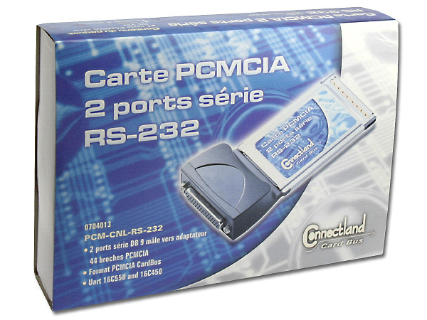 CARTE PCMCIA 2 PORTE SERIE RS-232