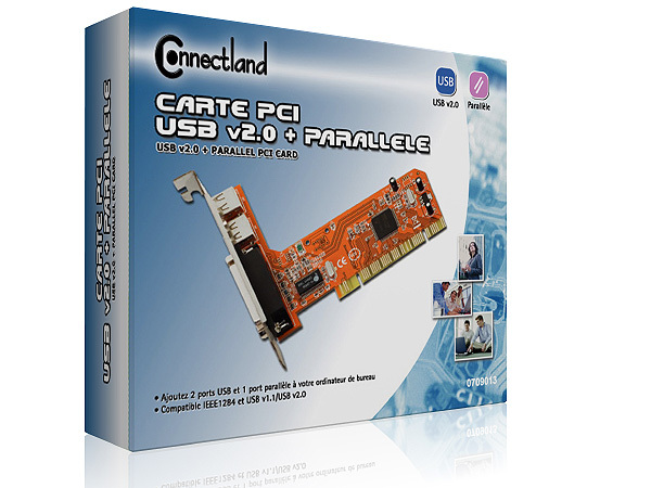CARTE PCI USB V2.0 + PARALLELE