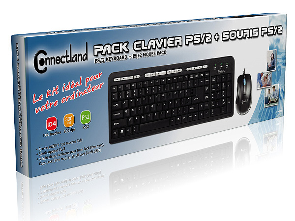 PACK CLAVIER PS/2 + SOURIS PS/2