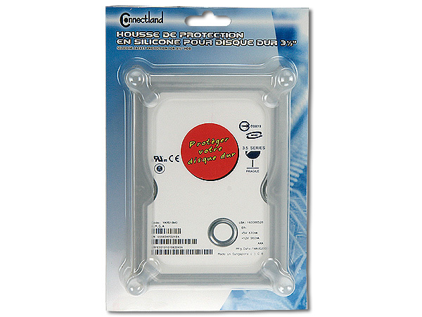 HOUSSE DE PROTECTION EN SILICONE POUR DISQUE DUR 3½''