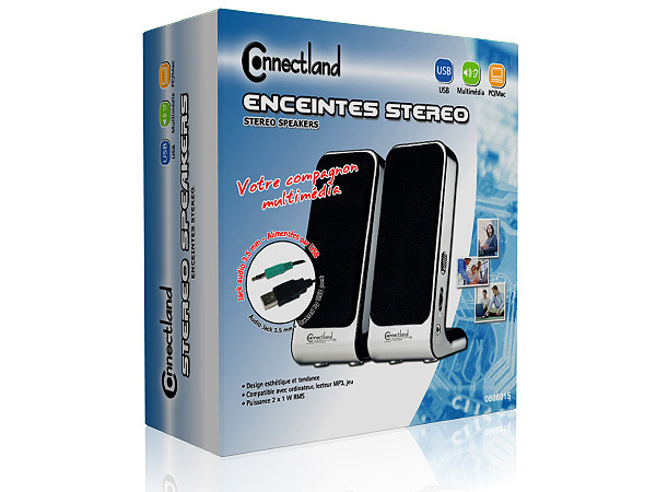 ENCEINTES STEREO USB