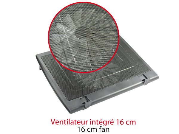 SUPPORT VENTILE POUR PC PORTABLE 12''-15.4''