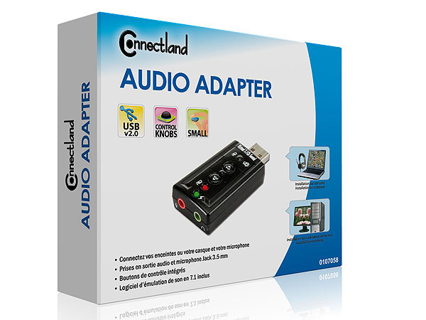 MINI ADAPTATEUR USB AUDIO