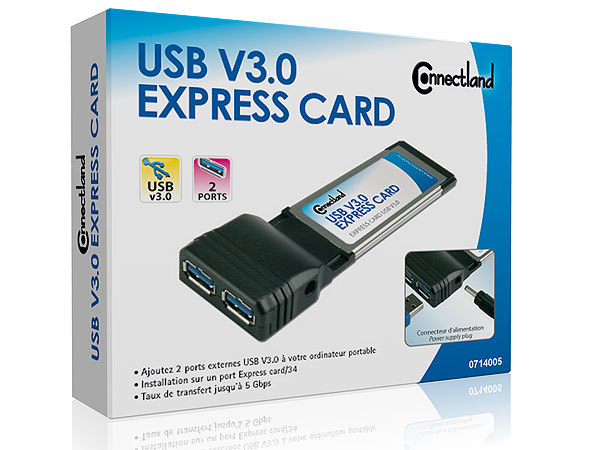 EXPRESS CARD 2 PORTS USB V3.0