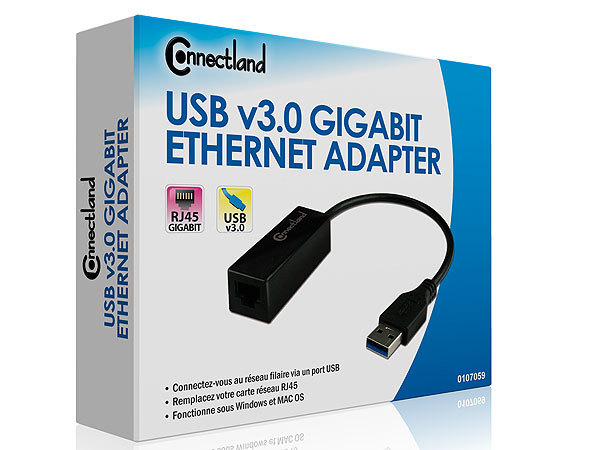 ADAPTATEUR USB v3.0 GIGABIT ETHERNET