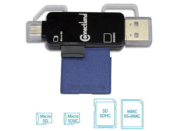 LECTEUR MULTI CARTES OTG MICRO USB