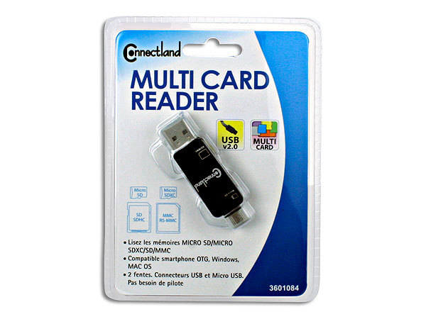 LECTEUR MULTI CARTES OTG MICRO USB