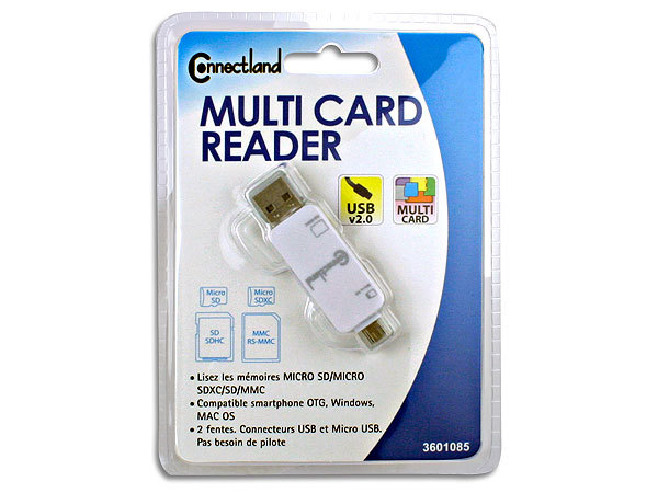 LECTEUR MULTI CARTES OTG MICRO USB