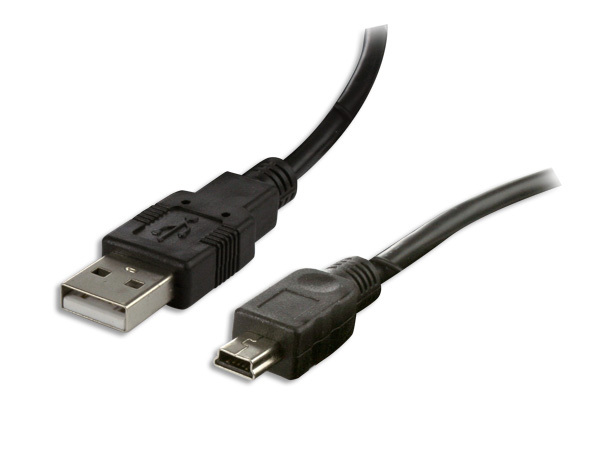 CABLE USB V2 A MALE>B MINI 5PIN 1.8M