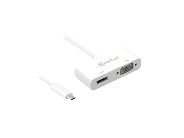 ADAPTATEUR USB TYPE-C  VERS HDMI, VGA