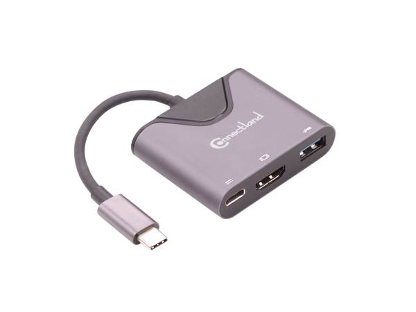 ADAPTATEUR USB TYPE-C  VERS HDMI, USB v3.0 TYPE-A, USB TYPE-C