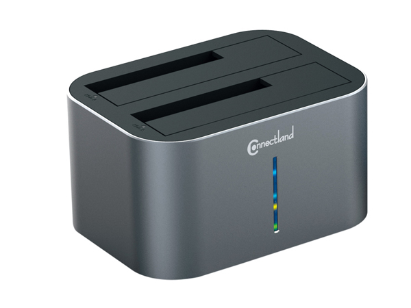 Station d'accueil USB v3.0 pour disques durs GDPD07T-SIL Connectland