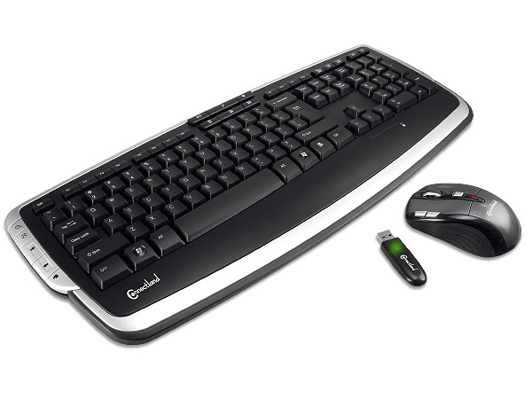 KIT CLAVIER ET SOURIS OPTIQUE SANS FIL 2.4 GHZ