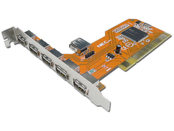 CARTE PCI 5 PORTS USB v2.0