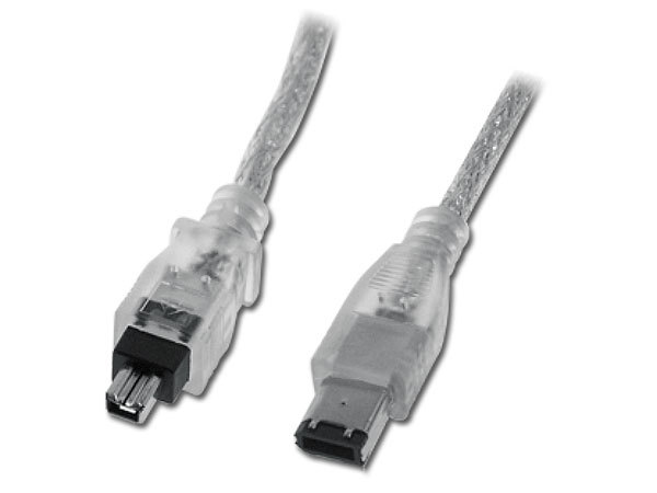 CABLE IEEE 1394A 6PINS/4PINS 1.8M