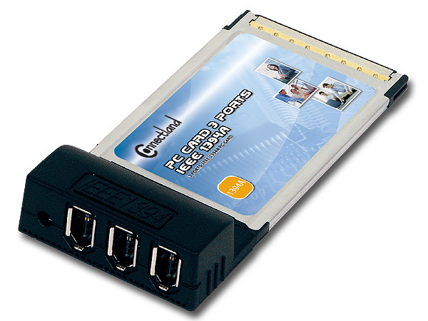 PC CARD IEEE 1394A 3 PORTS