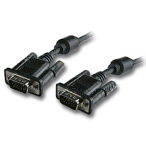 VGA HD15 M/M + FERRITE 15m