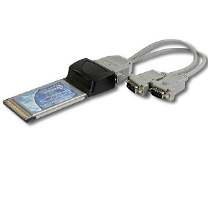 CARTE PCMCIA 2 PORTE SERIE RS-232