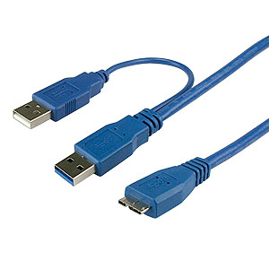 CABLE USB A VERS USB A+USB MICRO B