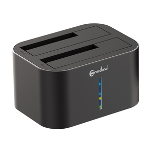 Station d'accueil USB Type C v3.1 GEN 2 pour disques durs GDPD07-GEN2-BK Connectland