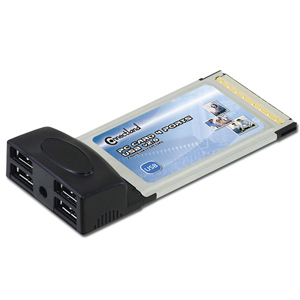 PC CARD 4 PORTS USB V2.0