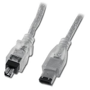 CABLE IEEE 1394A 6PINS/4PINS 1.8M