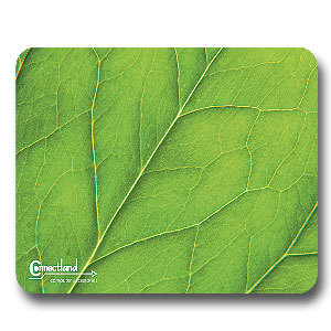 TAPIS SOURIS FEUILLE VERTE