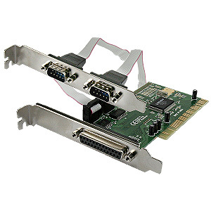 CARTE CONTRÔLEUR PCI 2 x SERIE + 1 x parallèle