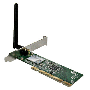 ADAPTATEUR PCI  RESEAU SANS FIL 802.11G 54 Mbps
